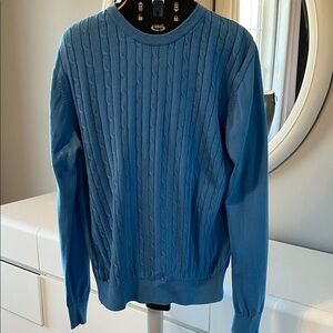 Classic Blue Crewneck Sweater